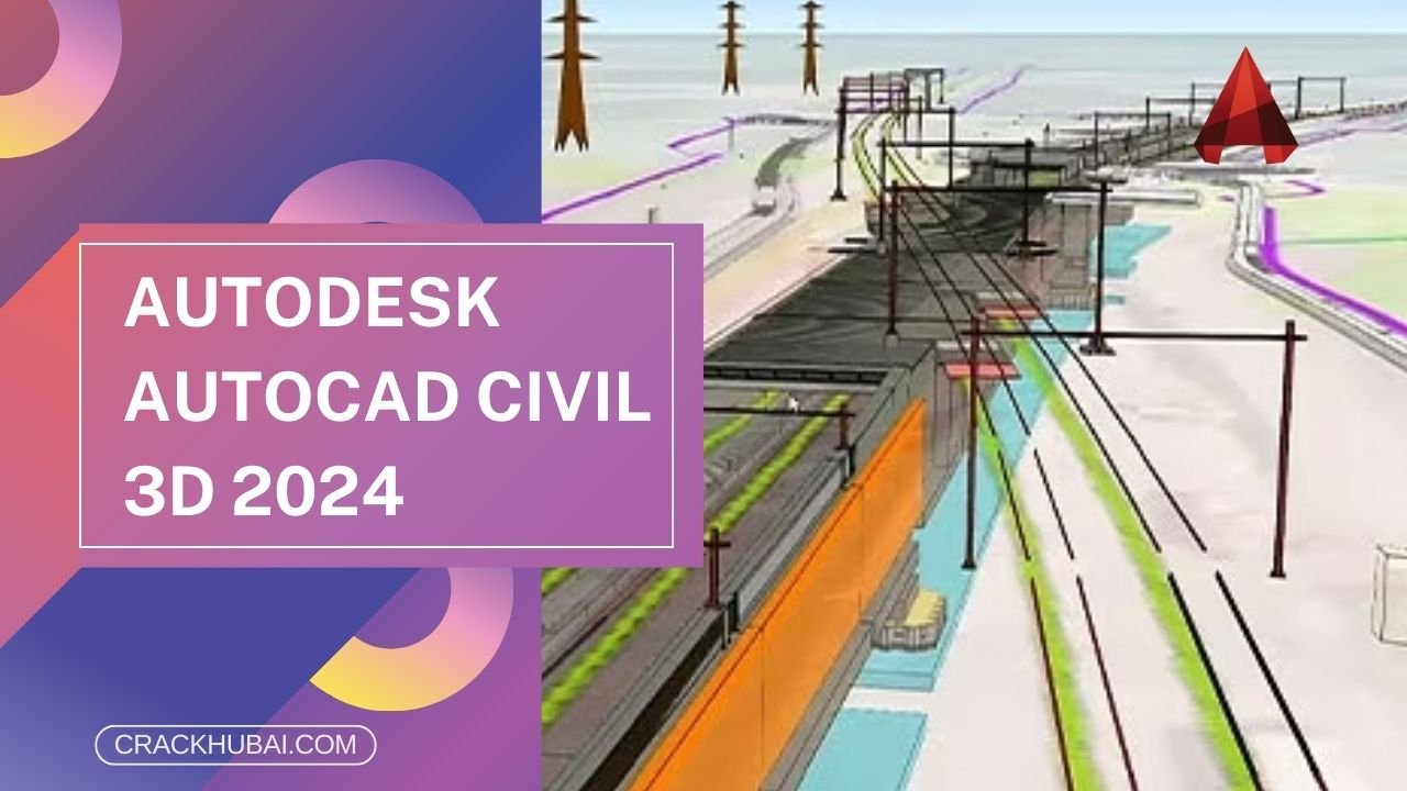 Autodesk AutoCAD Civil 3D 2024 is a powerful software application designed specifically for civil engineers and infrastructure professionals. It provides a comprehensive suite of tools for creating, analyzing, and documenting civil engineering projects within a 3D model-based environment. Civil 3D streamlines workflows by automating repetitive tasks and integrating seamlessly with other design and construction software.

AutoCAD Civil 3D 2024.2 Crack software supports the Building Information Modeling (BIM) process for developing civil engineering design and construction documents. By linking designs to documents, Civil 3D can increase design efficiency and improve decision-making and project outcomes.

In the ever-changing world of civil engineering, integrating advanced technologies is essential to improve project efficiency, accuracy, and collaboration.