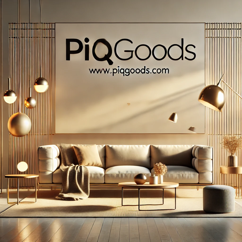 An-advertisement-image-for-a-furniture-site-called-PiQGoods-with-the-URL-piqgoods.com_.-The-design-should-be-modern-and-sleek-featuring